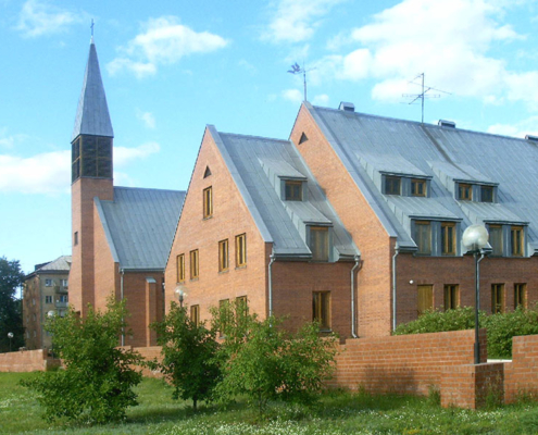 Neubau eines Kirchen- und Kulturzentrum für die "Christuskirche" Omsk in Westsibierien durch Schwieger Architekten aus Göttingen.