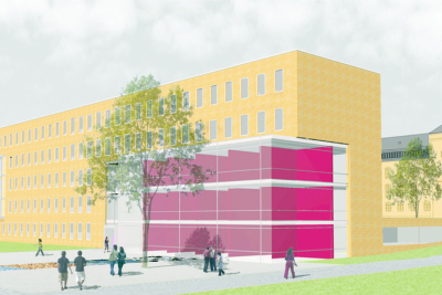 Teilnahme am Wettbewerb für den Neubau Kulturwissenschafliche und Philosophische Fakultät der Universität Göttingen Schwieger Architekten.