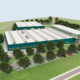 Planung 1. Bauabschnitt des Neubau einer Fabrikanlage für optische Geräte mit Verwaltung und Sozialräumen durch Schwieger Architekten.