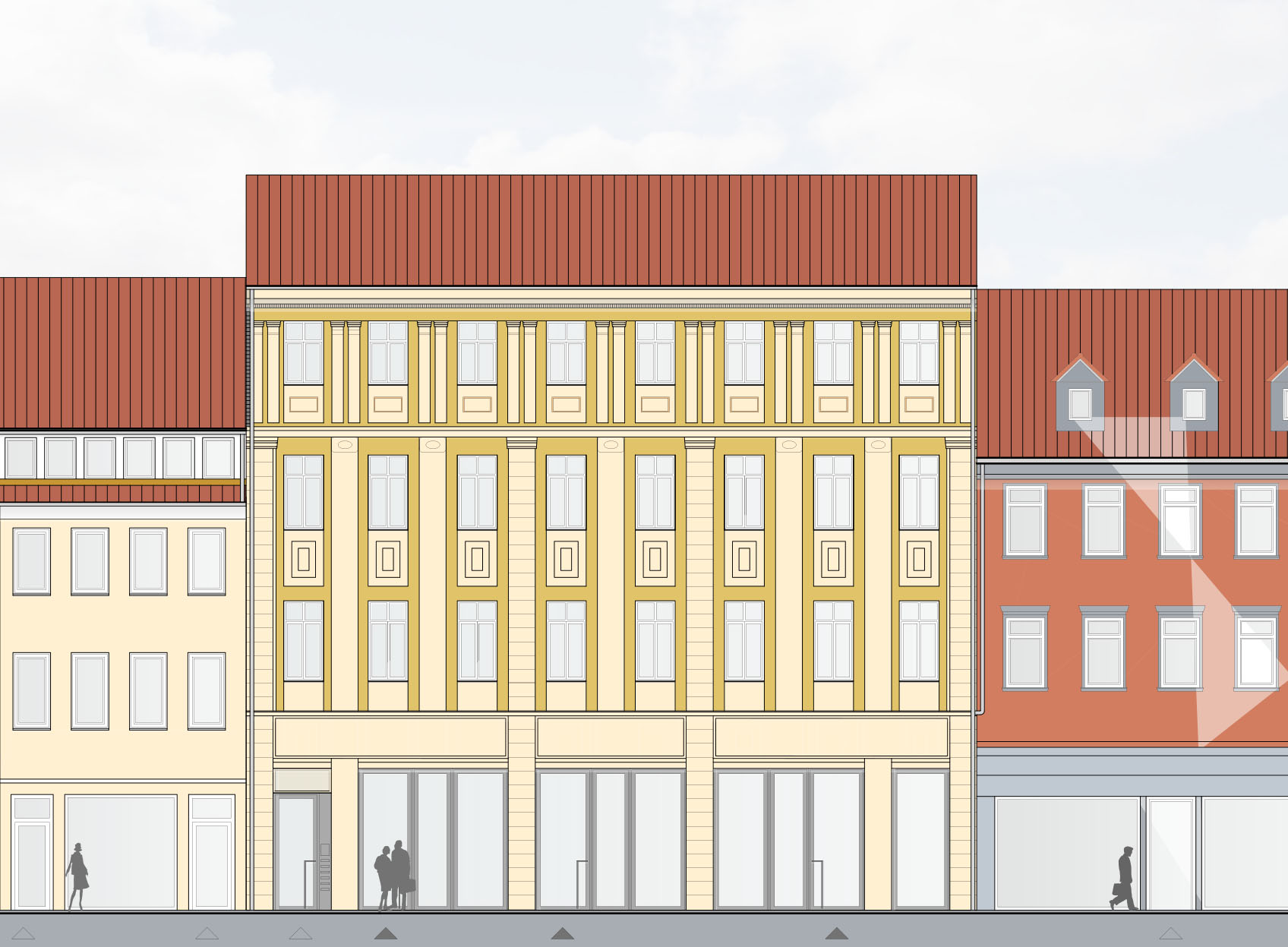 Remodelling/Redevelopment of Residential and Commercial Building Weender Strasse 36 Göttingen