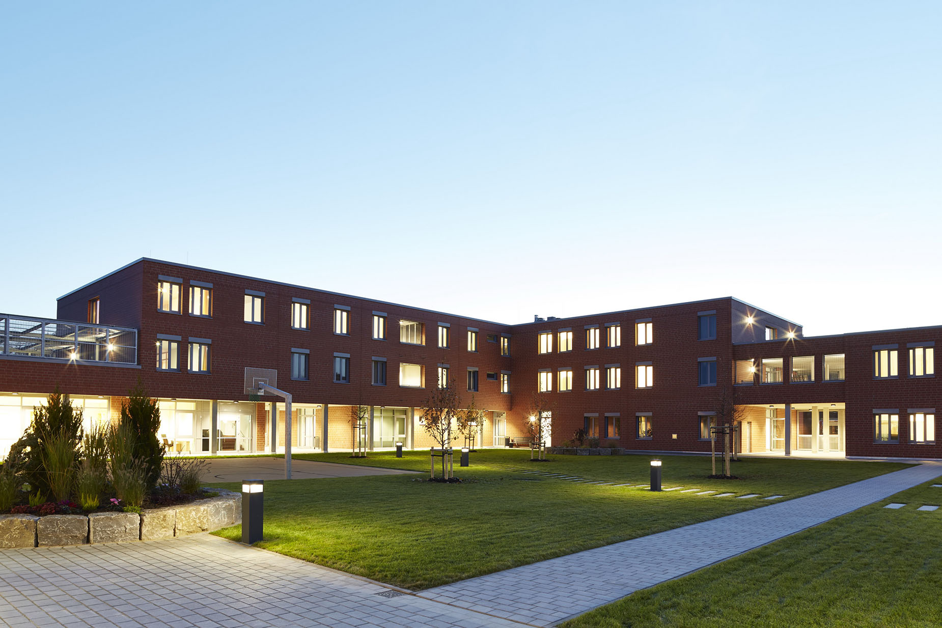 New Construction, Maximum Security Area of a Forensic Psychiatric Hospital in Göttingen and Heat Supply for the Juvenile Institution in Leineberg