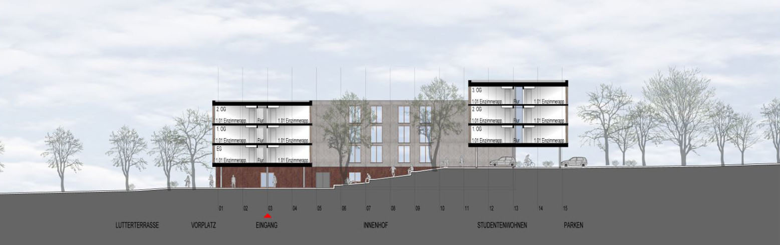 Studentenwohnheim Lutterterrassen Studentenwerk Göttingen